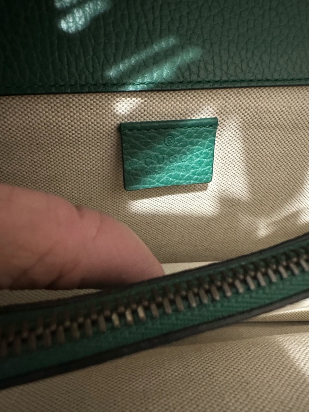 GUCCI ❤️🌟GREEN DIONYSUS W/ EMERALD STONES JEWELED TIGER HEAD FLAP BAG ⭐️ - Picture 12 of 15